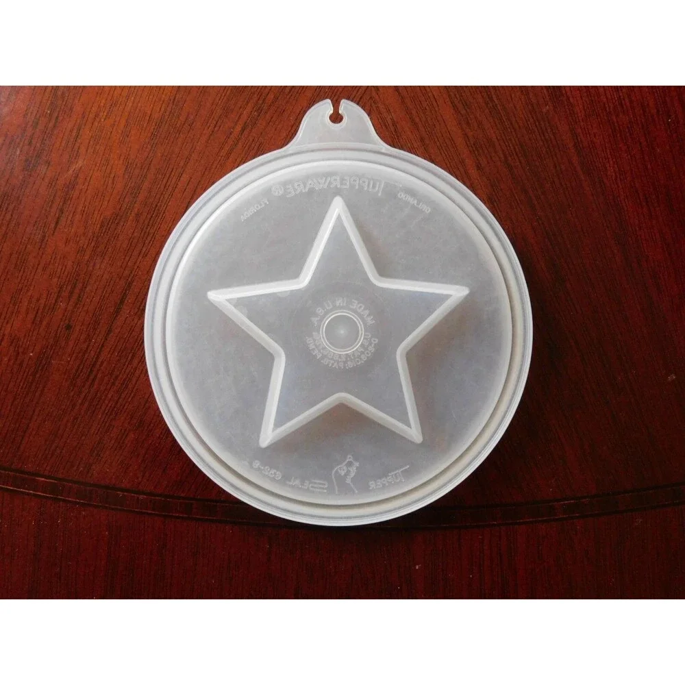 Tupperware Jello Mold Lid 632-9 Star
